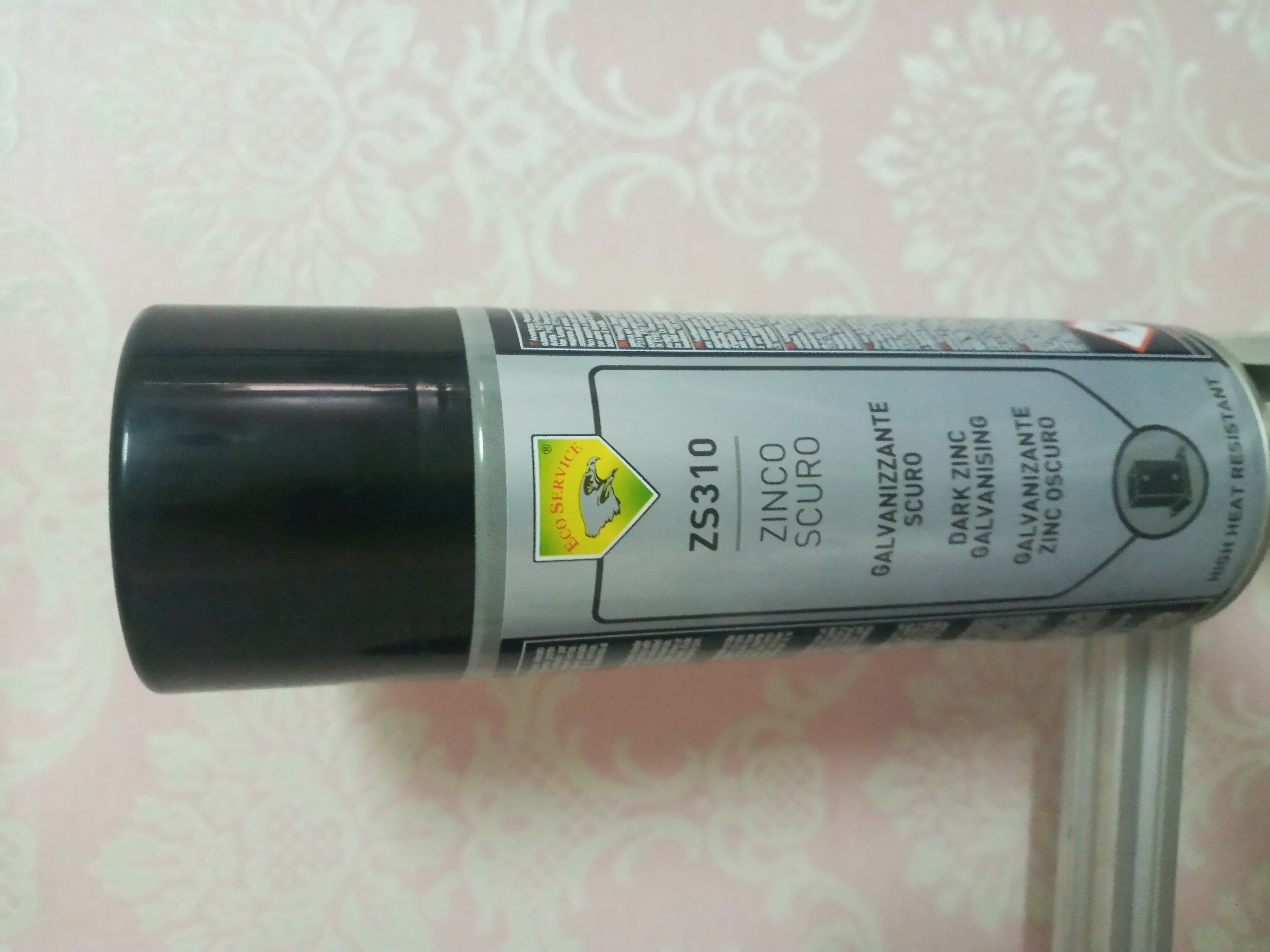 اسپری ضد زنگ Zinco Scuro ایتالیایی - مقاوم در برابر حرارت، قابل استفاده مستقیم روی زنگ‌زدگی